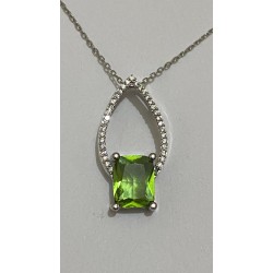 925 ayar gümüş zultanit taşlı kadın kolye