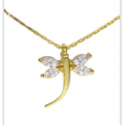 Yusufçuk altın kaplama 925 ayar gümüş 